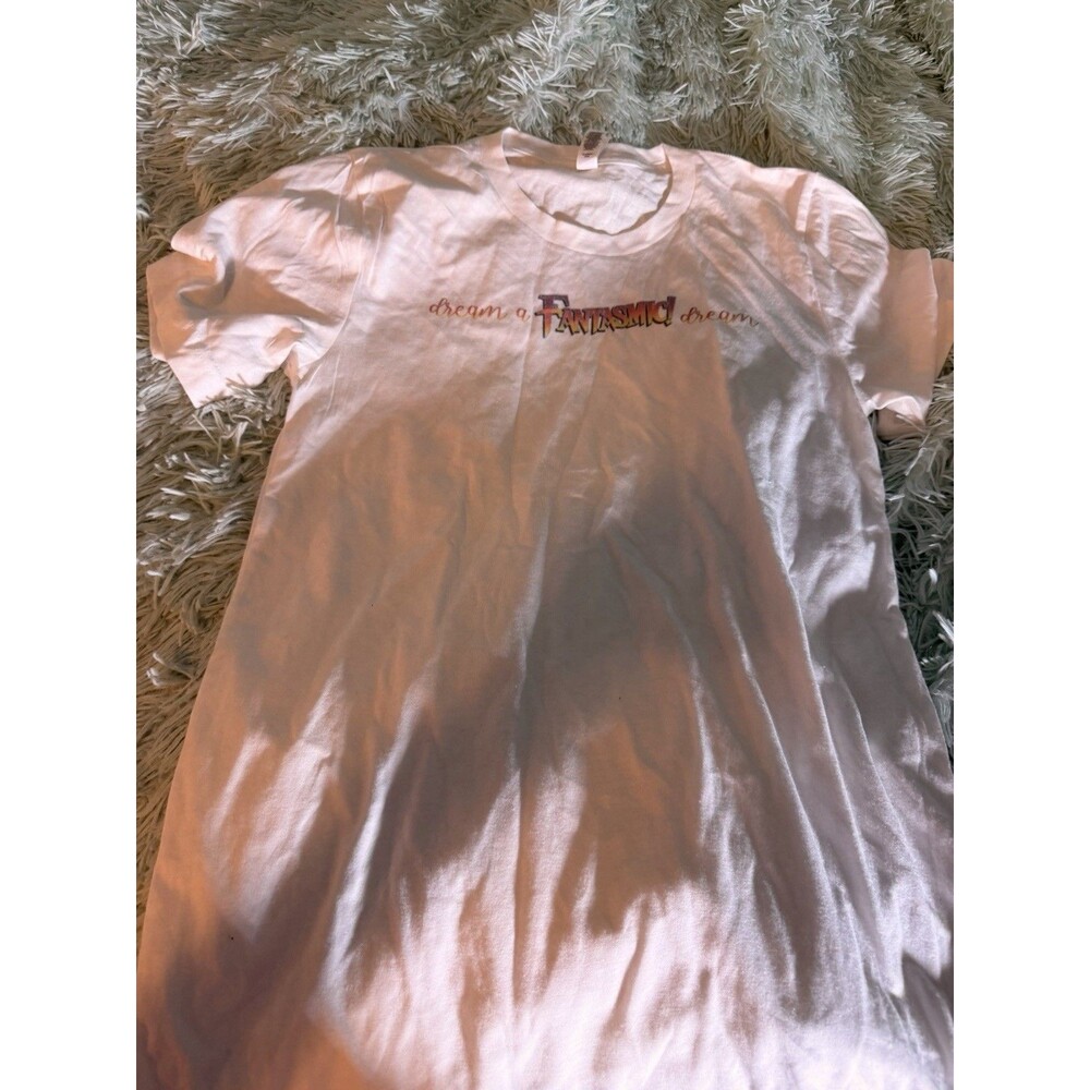 Dream A Fantasmic Dream White Tshirt Hollywood Studios Custom Made Sz S